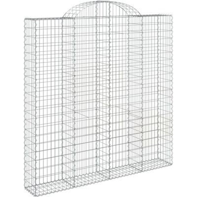 Boogvormige Gabionmand 200x30x200/220 cm Gegalvaniseerd Ijzer - Gabion Mand Boogvormige Gabionmand 200x30x200/220 cm Gegalvaniseerd Ijzer - Gabion Mand