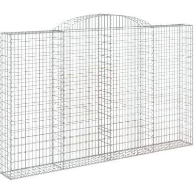 vidaXL Boogvormige gabionmand - Steenmand - Tuinhek vidaXL Boogvormige gabionmand - Steenmand - Tuinhek