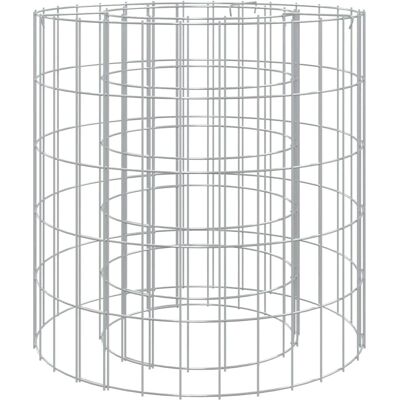 vidaXL 50 cm Gegalvaniseerd Ijzeren Gabion Haard vidaXL 50 cm Gegalvaniseerd Ijzeren Gabion Haard