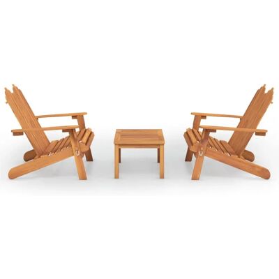Zestaw Mebli Ogrodowych VidaXL - Drewno akacjowe, Składany, 4 szt. Zestaw Mebli Ogrodowych VidaXL - Drewno akacjowe, Składany, 4 szt.