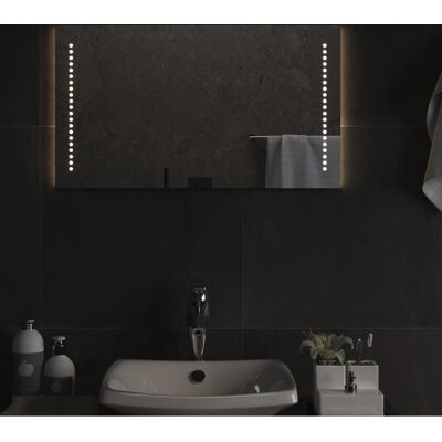 vidaXL 40x70 cm LED łazienkowe lustro Wodoszczelne Montaż na ścianę Światło - Typ łazienki vidaXL 40x70 cm LED łazienkowe lustro Wodoszczelne Montaż na ścianę Światło - Typ łazienki