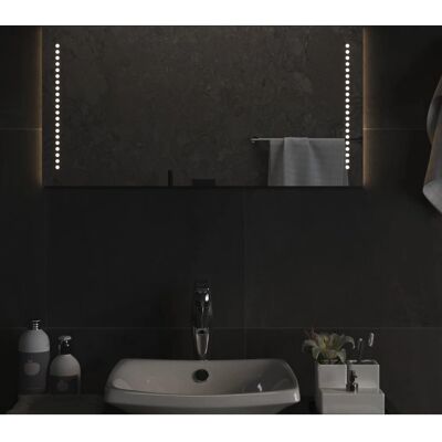 Lustro łazienkowe LED vidaXL - 40x80cm - Wodoszczelne, USB, Dotyk Lustro łazienkowe LED vidaXL - 40x80cm - Wodoszczelne, USB, Dotyk
