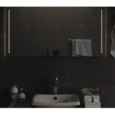 vidaXL LED lustro do łazienki 50x100 cm - Wodoodporny, USB, Łatwa instalacja vidaXL LED lustro do łazienki 50x100 cm - Wodoodporny, USB, Łatwa instalacja