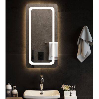 vidaXL LED Bathroom Mirror 40x80 cm - Waterproof, USB, Easy Install vidaXL LED Bathroom Mirror 40x80 cm - Waterproof, USB, Easy Install