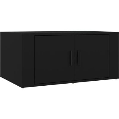 vidaXL 816513 Schwarzer Tisch aus Holzwerkstoff - Kaffeetisch vidaXL 816513 Schwarzer Tisch aus Holzwerkstoff - Kaffeetisch