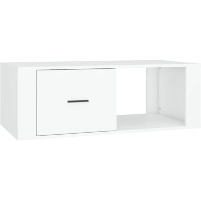 vidaXL White Engineered Wood Coffee Table - Coffee Table vidaXL White Engineered Wood Coffee Table - Coffee Table
