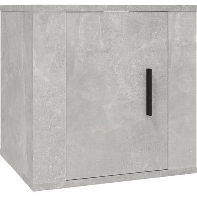vidaXL Wandmontiertes TV-Board Beton Grau 40x34,5x40 cm - TV-Möbel vidaXL Wandmontiertes TV-Board Beton Grau 40x34,5x40 cm - TV-Möbel