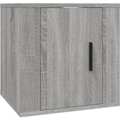 vidaXL Graues Sonoma Wandmontierter TV-Schrank - 40x34,5x40 cm vidaXL Graues Sonoma Wandmontierter TV-Schrank - 40x34,5x40 cm