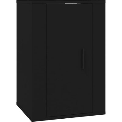 vidaXL Wandmontiertes TV-Sekretär - Schwarz - 40x34,5x60 cm - TV-Schrank vidaXL Wandmontiertes TV-Sekretär - Schwarz - 40x34,5x60 cm - TV-Schrank