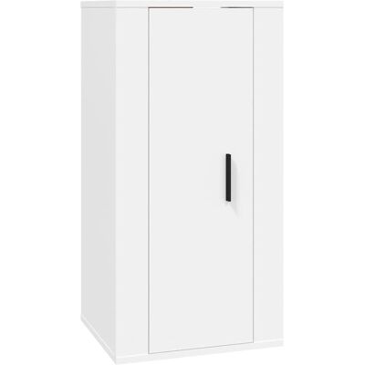 vidaXL Wandmontiertes TV-Sekretär Weiß 40x34,5x80 cm - TV-Sekretär vidaXL Wandmontiertes TV-Sekretär Weiß 40x34,5x80 cm - TV-Sekretär