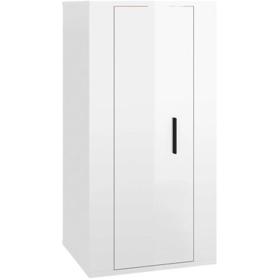 vidaXL 816674 Wandmontiertes TV-Schrank Hochglanz Weiß - TV Schrank vidaXL 816674 Wandmontiertes TV-Schrank Hochglanz Weiß - TV Schrank