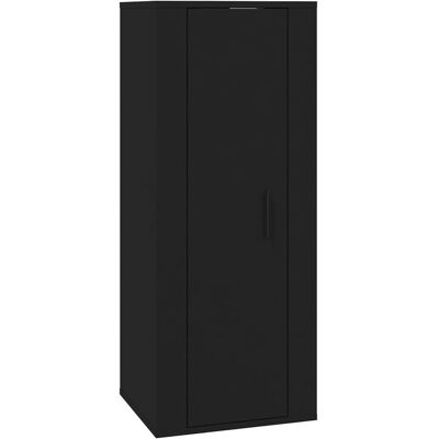 vidaXL Wandmontierter TV-Schrank Schwarz 40x34,5x100 cm - Fernsehmöbel vidaXL Wandmontierter TV-Schrank Schwarz 40x34,5x100 cm - Fernsehmöbel