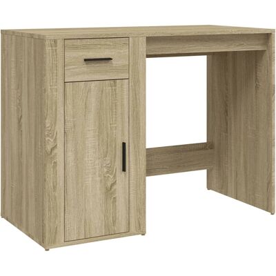 vidaXL Sonoma Eichen Schreibtisch - Holzarbeitsplatz vidaXL Sonoma Eichen Schreibtisch - Holzarbeitsplatz