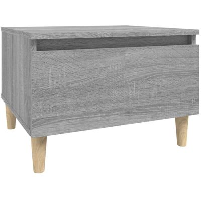 vidaXL 819512 Grau Sonoma Beistelltisch - Beistelltisch vidaXL 819512 Grau Sonoma Beistelltisch - Beistelltisch