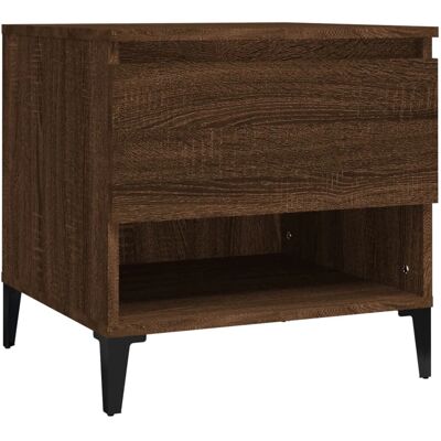 vidaXL Koffietafel - Industriële stijl, Eikenhout, 50x46x50 cm vidaXL Koffietafel - Industriële stijl, Eikenhout, 50x46x50 cm