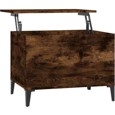 vidaXL Couchtisch Rauch-Eiche 60x44,5x45 cm - Beistelltisch vidaXL Couchtisch Rauch-Eiche 60x44,5x45 cm - Beistelltisch