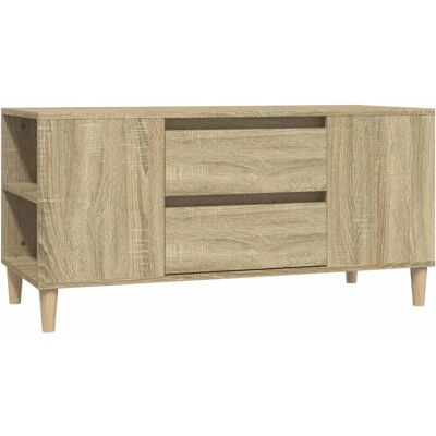 vidaXL Sonoma Eichen TV-Schrank - Moderner skandinavischer TV-Tisch mit Stauraum vidaXL Sonoma Eichen TV-Schrank - Moderner skandinavischer TV-Tisch mit Stauraum