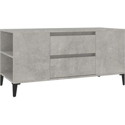vidaXL 819608 Modern Beton Grijs Engineered Houten TV-Kast - TV Kast vidaXL 819608 Modern Beton Grijs Engineered Houten TV-Kast - TV Kast
