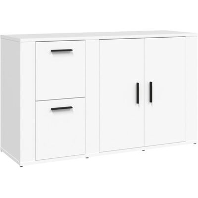 Sideboard Blanco de madera ingeniería vidaXL - Armario Sideboard Blanco de madera ingeniería vidaXL - Armario