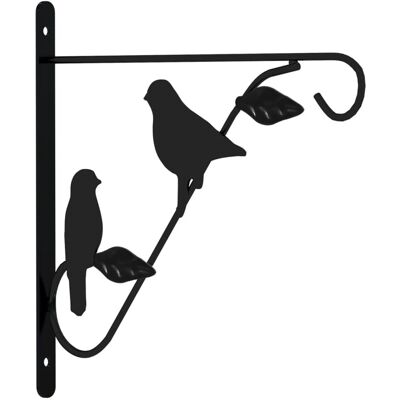 vidaXL Schwarze Stahl Hängkorbhalterung 4 Stück - Garten & Pflanzen Zubehör vidaXL Schwarze Stahl Hängkorbhalterung 4 Stück - Garten & Pflanzen Zubehör