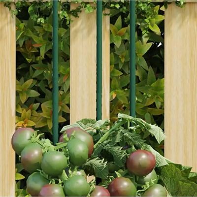 vidaXL Tuinplantsteunen - 115cm Groene Stalen Steunen vidaXL Tuinplantsteunen - 115cm Groene Stalen Steunen