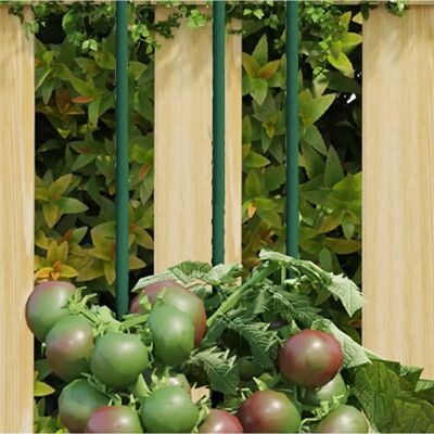 vidaXL Gartenpflanzenstützen 150cm Grün Stahl 30 Stück vidaXL Gartenpflanzenstützen 150cm Grün Stahl 30 Stück