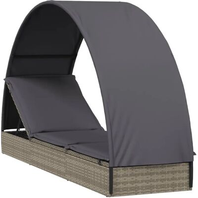 vidaXL Outdoor Sessel Lounge - Wetterfest Grau vidaXL Outdoor Sessel Lounge - Wetterfest Grau
