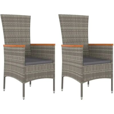 Cadeira de exterior VidaXL - Rattan de resina resistente Cadeira de exterior VidaXL - Rattan de resina resistente