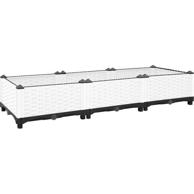 vidaXL Verhoogd Bed 120x40x23 cm Polypropyleen - Tuinplantbak vidaXL Verhoogd Bed 120x40x23 cm Polypropyleen - Tuinplantbak