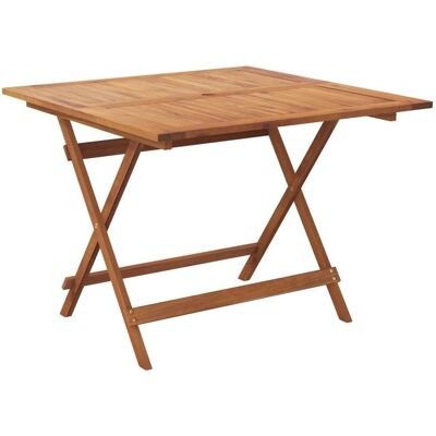 vidaXL Table de jardin pliable 90x90x75cm en bois massif d'acacia - Publicité vidaXL Table de jardin pliable 90x90x75cm en bois massif d'acacia - Publicité