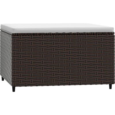 vidaXL 319756 Brauner Rattan Hocker - Pouffe/Ottoman vidaXL 319756 Brauner Rattan Hocker - Pouffe/Ottoman