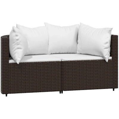 vidaXL Terrassensofa - Wetterfest, Modular, Bequemer Sitz im Freien vidaXL Terrassensofa - Wetterfest, Modular, Bequemer Sitz im Freien