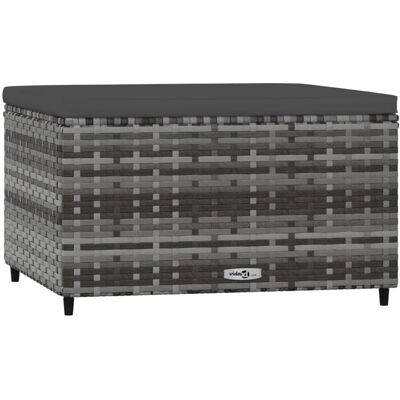 vidaXL Pouffe Hocker - Wetterfestes Rattan - Garten Fußablage vidaXL Pouffe Hocker - Wetterfestes Rattan - Garten Fußablage