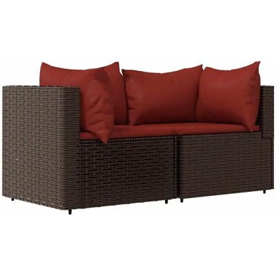 vidaXL Hoek Tuinbanken met Kussens - Outdoor Meubelen vidaXL Hoek Tuinbanken met Kussens - Outdoor Meubelen