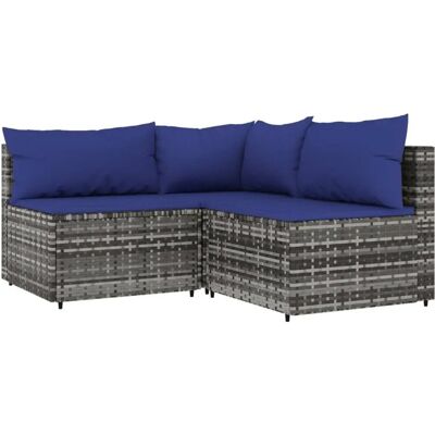 Conjunto de Sofás para Varanda vidaXL - Resistente às Intempéries, Modular, Confortável Conjunto de Sofás para Varanda vidaXL - Resistente às Intempéries, Modular, Confortável