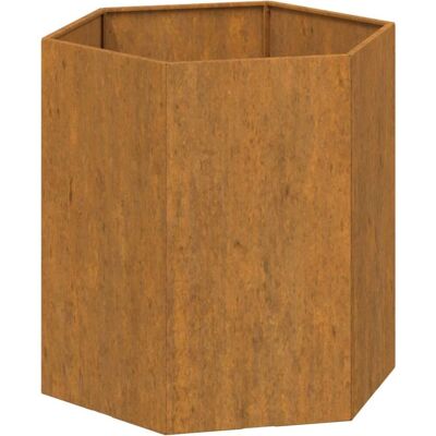 vidaXL Rostiger Gartenpflanzer aus Cortenstahl - 40x40x45 cm vidaXL Rostiger Gartenpflanzer aus Cortenstahl - 40x40x45 cm