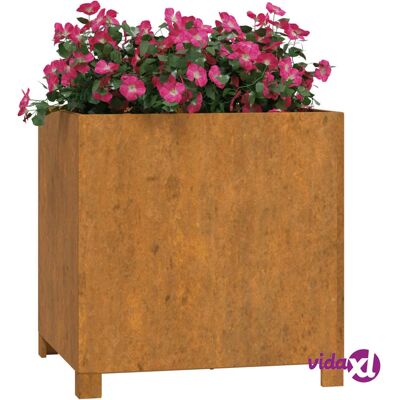 vidaXL Havekrukker med Ben - Rustrød Corten Stål - 49x47x50 cm vidaXL Havekrukker med Ben - Rustrød Corten Stål - 49x47x50 cm