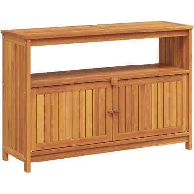 vidaXL Garden Console Table Solid Wood Acacia - Rustic Style vidaXL Garden Console Table Solid Wood Acacia - Rustic Style