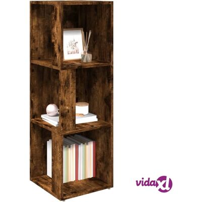 Armoire d'angle en chêne fumé vidaXL 33x33x100 cm - Armoire d'angle - Publicité Armoire d'angle en chêne fumé vidaXL 33x33x100 cm - Armoire d'angle - Publicité