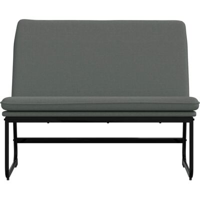 Maisonchic - Dunkelgraues Stoffbank 100x75x76 cm - Bank Maisonchic - Dunkelgraues Stoffbank 100x75x76 cm - Bank