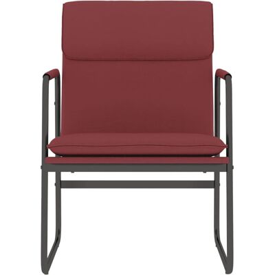 Vidaxl - Lounge Stuhl Rot Kunstleder 55x64x80cm Vidaxl - Lounge Stuhl Rot Kunstleder 55x64x80cm