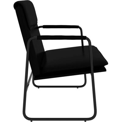 Maisonchic Modelo 952380 Cuero Sintético Negro - Banco Maisonchic Modelo 952380 Cuero Sintético Negro - Banco