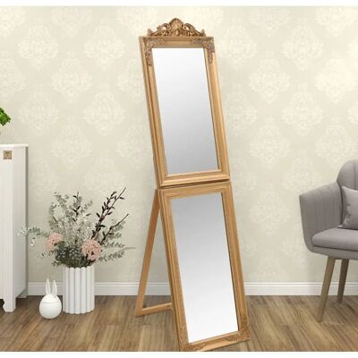 vidaXL Guld spejl 45x180 cm - Spejl vidaXL Guld spejl 45x180 cm - Spejl