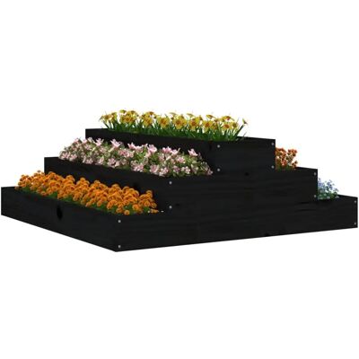 vidaXL Massivholz Kiefer Pflanzgefäß - Groß 80x80x27 cm - Pflanzgefäß vidaXL Massivholz Kiefer Pflanzgefäß - Groß 80x80x27 cm - Pflanzgefäß