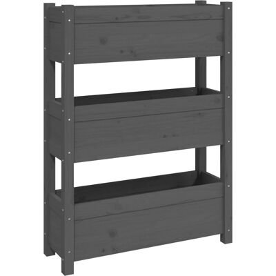 vidaXL Massivholz Kiefer Pflanzkübel Hochbeet Blumenkasten - Planter Hochbeet Blumenkasten vidaXL Massivholz Kiefer Pflanzkübel Hochbeet Blumenkasten - Planter Hochbeet Blumenkasten