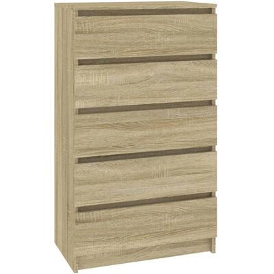 vidaXL Sonoma Eiche Sideboard - Wohnzimmer Aufbewahrung vidaXL Sonoma Eiche Sideboard - Wohnzimmer Aufbewahrung
