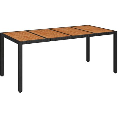 vidaXL Mebel Ogrodowy i Tarasowy Czarny - Meble Ogrodowe vidaXL Mebel Ogrodowy i Tarasowy Czarny - Meble Ogrodowe