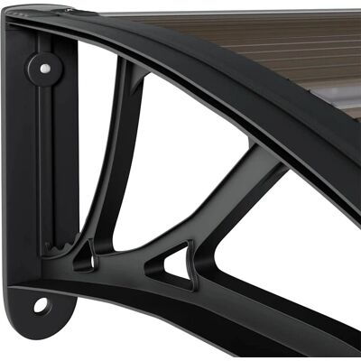 vidaXL Preto 300x80 cm Policarbonato para Porta - Guarda-porta vidaXL Preto 300x80 cm Policarbonato para Porta - Guarda-porta