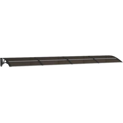 vidaXL Auvent Porte Noir 350x80cm en Polycarbonate - Abri Pluie - Publicité vidaXL Auvent Porte Noir 350x80cm en Polycarbonate - Abri Pluie - Publicité