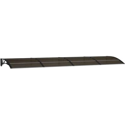 vidaXL Deuroverkapping zwart 400x100 cm - Overkapping vidaXL Deuroverkapping zwart 400x100 cm - Overkapping